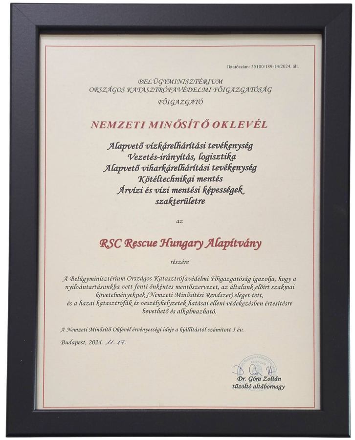 Nemzeti Minősítés 2024