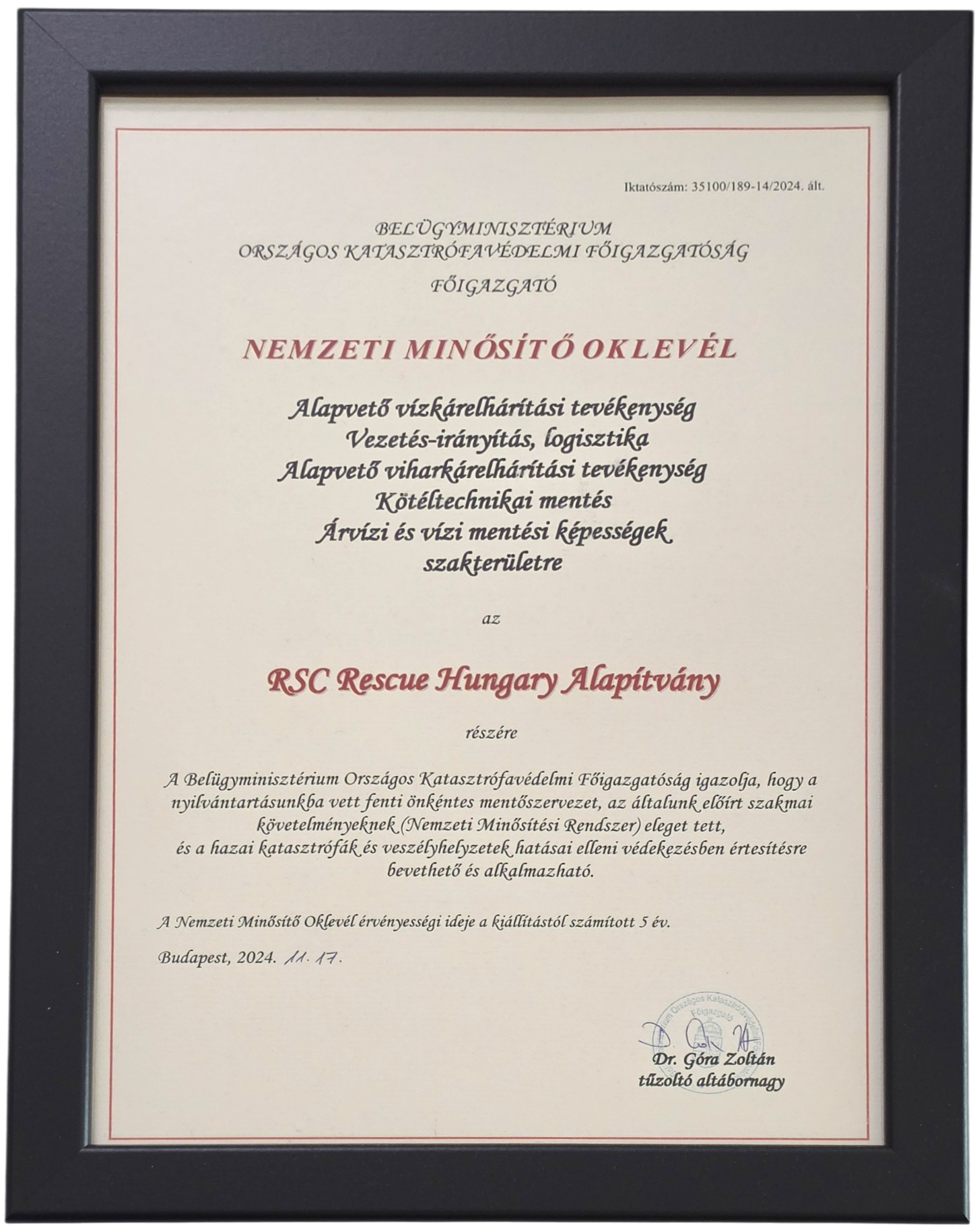 Nemzeti Minősítés 2024 Nemzeti Minősítés 2024